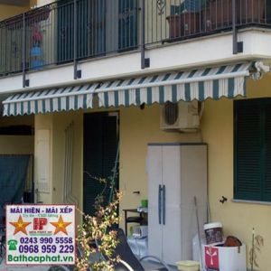 Lắp đặt mái hiên di động sử dụng remote điều khiển từ xa