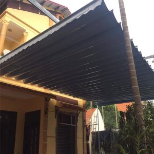 Mái xếp kéo lượn sóng HP02