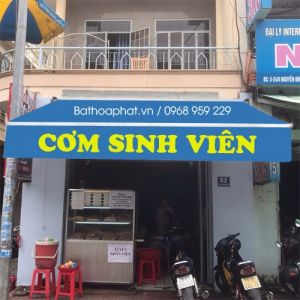 Lắp mái hiên di động cho quán cơm, nhà hàng ăn uống