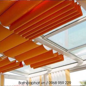 Mái xếp kéo di động lượn sóng tại Hoàng Mai giá rẻ nhất thị trường