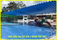 Giải thích vì sao mái xếp hay được chọn làm mái che hồ bơi