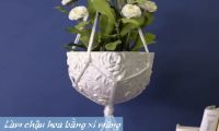 Dùng xi măng để làm vật dụng trang trí ngoại thất nhà ở