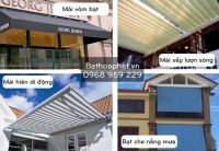 Tư vấn về lắp đặt mái bạt che nắng mưa hiệu quả