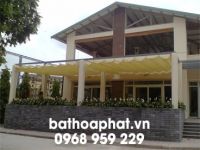 Mái xếp bạt kéo lượn sóng giải pháp hiệu quả cho thi công mái che nhà xe, hồ bơi, sân trường, nhà hàng quán nhậu