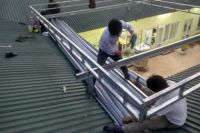 Hướng dẫn làm mái xếp di động lượn sóng che nắng mưa từ a-z