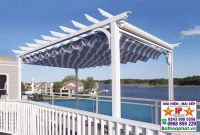 Những lý do nên lựa chọn mái xếp bạt để lắp cho hồ bơi